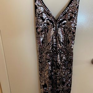 Sequin Mini Dress